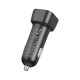 Зарядное устройство BOROFONE 1xUSB-C PD30W + 1xUSB QC3.0 car adapter black (6941991110818)