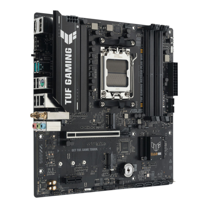 ASUS Motherboard TUF GAMING A620AM-PLUS WIFI sAM5 A620 4xDDR5 HDMI DP WiFi BT mATX (90MB1MZ0-M0EAY0) ASUS Motherboard TUF GAMING A620AM-PLUS WIFI sAM5 A620 4xDDR5 HDMI DP WiFi BT mATX (90MB1MZ0-M0EAY0)