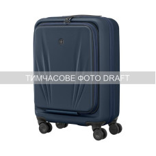 Wenger Валіза Wenger Skyon Hardside Carry-On, мала, з відсіком для н/б 16 , полікарбонат, TSA, 4 колеса, розширення, USB, синій (653565)