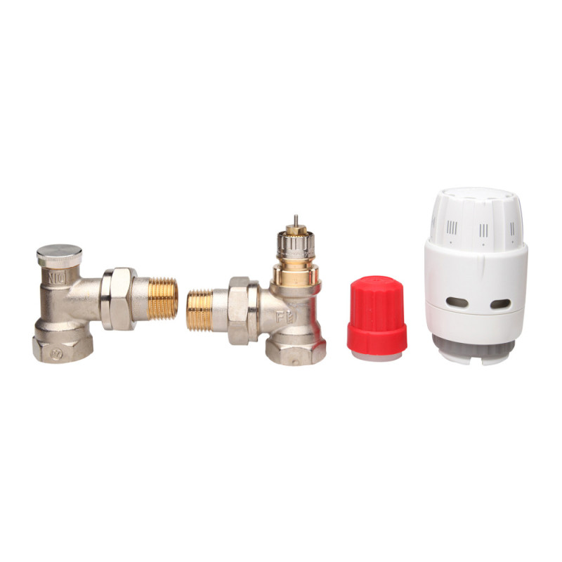 Danfoss Thermostatic set RAS-C2+RA-N+RLV-S, 1/2 , RA, angled (013G2219)