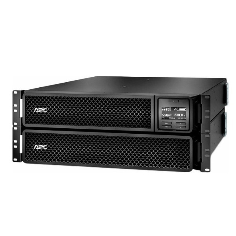 APC ИБП Smart-UPS Online 3000VA/2700W, RM 2U, LCD, USB, RS232, 8xC13, 2xC19 (SRT3000RMXLI)