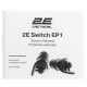 2E Tactical Protective earplugs Switch EP1 Black with a switch, size M, NRR 22/14 dB, passive (2E-EPWS1MBK)