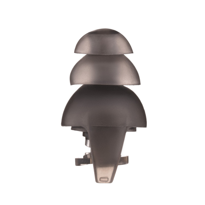 2E Tactical Protective earplugs Switch EP1 Black with a switch, size M, NRR 22/14 dB, passive (2E-EPWS1MBK)