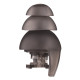 2E Tactical Protective earplugs Switch EP1 Black with a switch, size M, NRR 22/14 dB, passive (2E-EPWS1MBK)