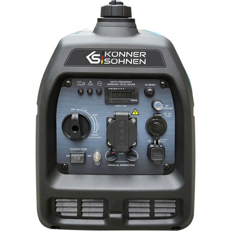 Könner & Söhnen Генератор бензиновий інверторний KS 3100i S, 230В, 3.1кВт, ручний тартер, 21.5кг (KS3100IS)