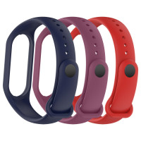 Ремінець до фітнес браслета Armorstandart комплект 3шт Xiaomi Mi Band 7/6/5 New Style Utility (ARM75069)