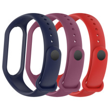Ремінець до фітнес браслета Armorstandart комплект 3шт Xiaomi Mi Band 7/6/5 New Style Utility (ARM75069)
