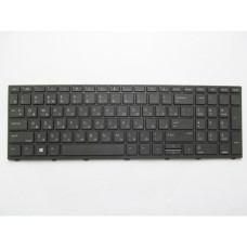 Клавиатура ноутбука HP ProBook 450 G5, 455 G5, 470 G5 черная с черной рамкой с подс (A46159)