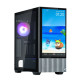 Zalman Корпус Z10 DS, без БЖ, 2xUSB3.0, 1хUSB Type-C, 2х120мм, 1x120мм ARGB, TG Side Panel, ATX, Monitor, чорний (Z10DSBLACK)