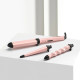 BaByliss Мультистайлер Curl & Wave Trio Styler, 58Вт, темп.режимов-2, 180°C, 210°C , термо коврик, перчатка , керамика, черно-розовый (MS750E)