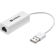 Переходник USB 2.0 AM to RJ45 Ethernet 1000Mbps Sandberg (133-78)