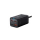Зарядное устройство Baseus 2xUSB-C 65W + 2xUSB GaN + cable USB-C to USB-C 100W 1.0m black (CCGP040101)