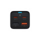 Зарядное устройство Baseus 2xUSB-C 65W + 2xUSB GaN + cable USB-C to USB-C 100W 1.0m black (CCGP040101)