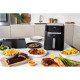 Tefal OBH Nordica air fryer EasyFry&Grill, 1550W, bowl-4.2l, sensorecontrol, plastic, black (AG5058S0)