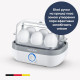 Beurer Severin egg cooker 420W, electronic control, for 6 eggs, sound., signal, plastic, white (EK3164)