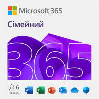 Microsoft 365 Family 6 User 1 Year Subscription ESD (EP2-36891)