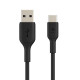 Belkin сable USB-A > USB-C charge/data, 0.15m, Type-C, PVC, black (CAB001BT0MBK)