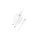 Зарядное устройство HOCO C109A USB-C PD20W + cable USB-C to Lightning white (6942007656665)