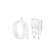 Зарядное устройство HOCO C109A USB-C PD20W + cable USB-C to Lightning white (6942007656665)
