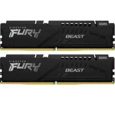 Kingston Память ПК DDR5 32GB KIT (16GBx2) 6400 FURY Beast Black EXPO (KF564C32BBEK2-32)
