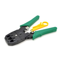 Инструмент Merlion RJ-45(8P8C) и RJ-12/11(6P6C/4P4C) Green (YT-MLT-4 / 03514)