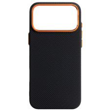 Чехол для мобильного телефона Armorstandart LikeCarbon2 SE MagCase Apple iPhone 17 Pro Max Kevlar Black Orange (ARM89165)
