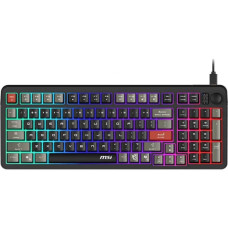 MSI Клавиатура мембранная MSI FORGE GK110 UA 98key, USB-A, EN/UKR/RU, LED, чорний (S11-04UA226-HH9)