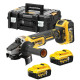 DeWALT Шліфмашина кутова акумуляторна DeWalt XR Li-lon 18B 125мм 3х5А·год 9000об/хв кейс 1.74кг (DCG405P3)