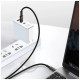 Дата кабель USB-C to USB-C 1.0m 100W black Baseus (CATWJ-01)
