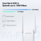 Mercusys Розширювач покриття WiFi ME70X AX1800, 1хGE LAN