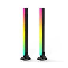 Світлодіодна стрічка Govee Набір H6046 Flow Plus Light Bars, RGBIC, WI-FI/Bluetooth, чорний (H6046311)