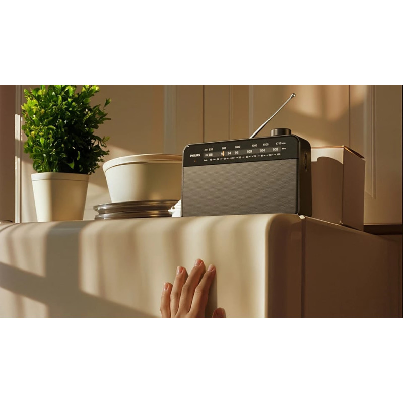 Philips TAR2509 Portable radio FM/MW, mono 300 mW, AUX 3.5mm, 2хLR20 (TAR2509/10)