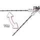 Einhell Brushcutter + telescopic saw GC-HC 90/2046 T 900W 2 attachments: brushcutter 460mm and saw 200mm 6.1kg (4501290)