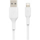 Belkin сable USB-A > Lightning charge/data, 1m, PVC, (2 Pack), white (CAA001BT1MWH2PK)