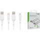 Belkin сable USB-A > Lightning charge/data, 1m, PVC, (2 Pack), white (CAA001BT1MWH2PK)
