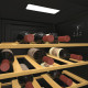 Candy Wine cooler, 63x45.6х47.5, ref.-73L, 1 zone, bottles -23, ST, display, black (CWC023)