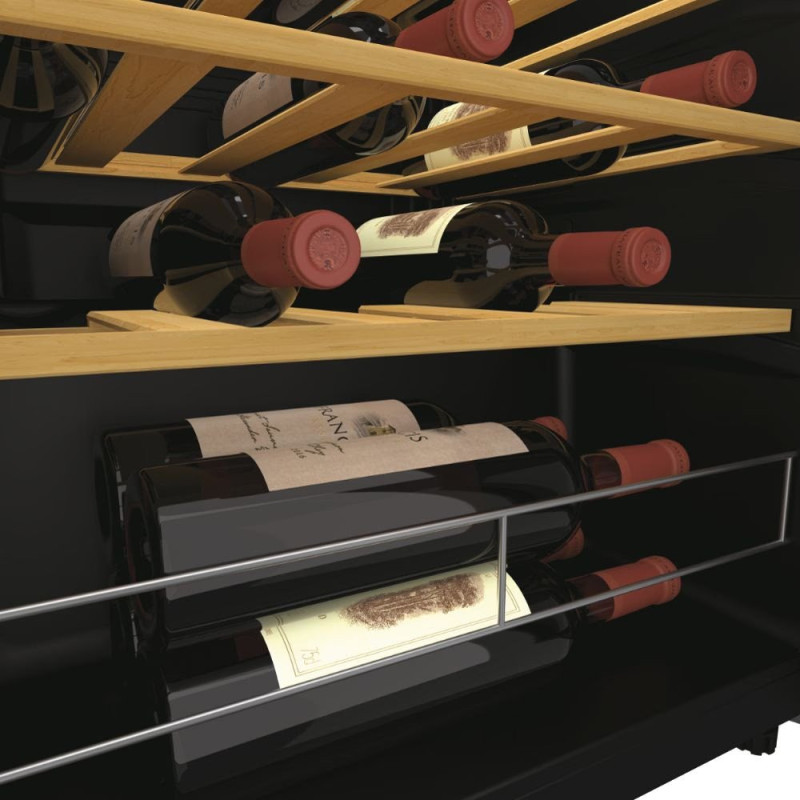 Candy Wine cooler, 63x45.6х47.5, ref.-73L, 1 zone, bottles -23, ST, display, black (CWC023)