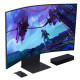 Samsung 57  Odyssey ARK 2nd Gen. G97NC HDMI, DP, USB, BT, VA, 3840x2160, 165Hz, 1ms