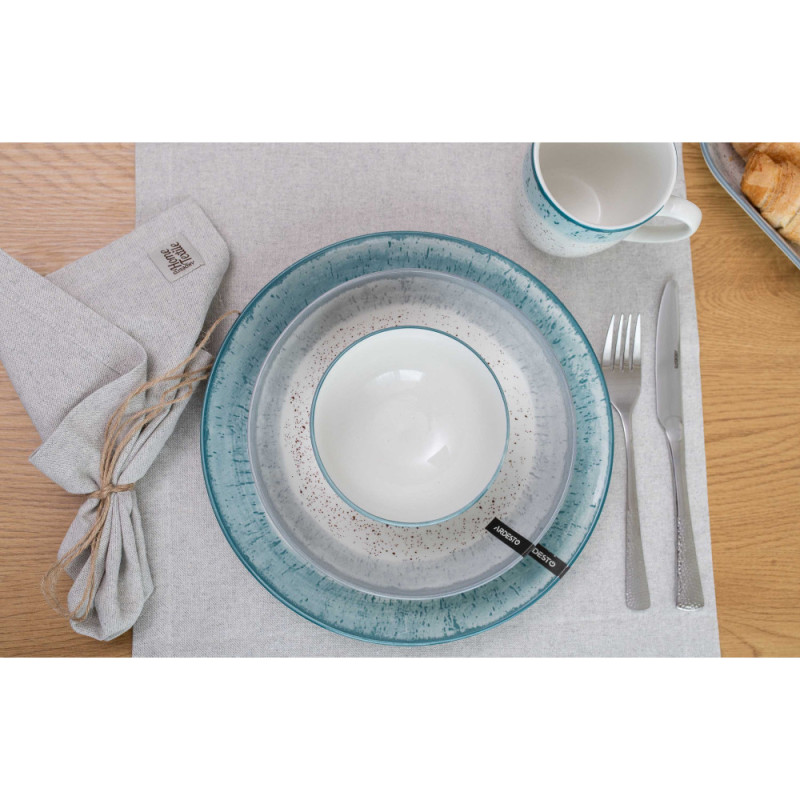 ARDESTO Bowl Siena, 11.5cm, porcelain, white-blue (AR2914SWB)