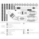 Neo Tools Набір біт з бітотримачем, 1/4", 69шт, 55 біт, 9 торцевих головок (06-116)