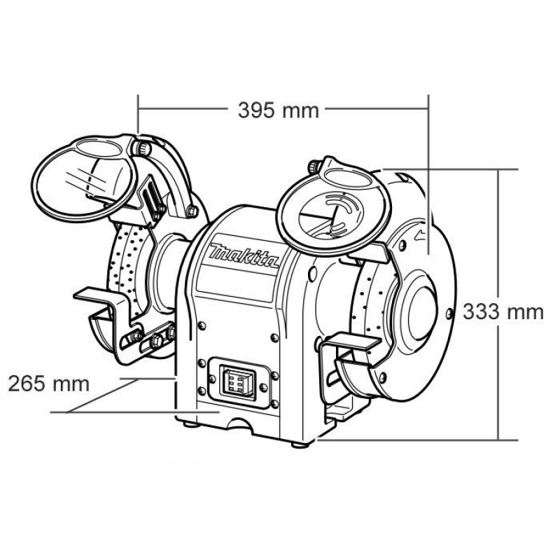 Makita Точильний верстат GB 801 (GB801)