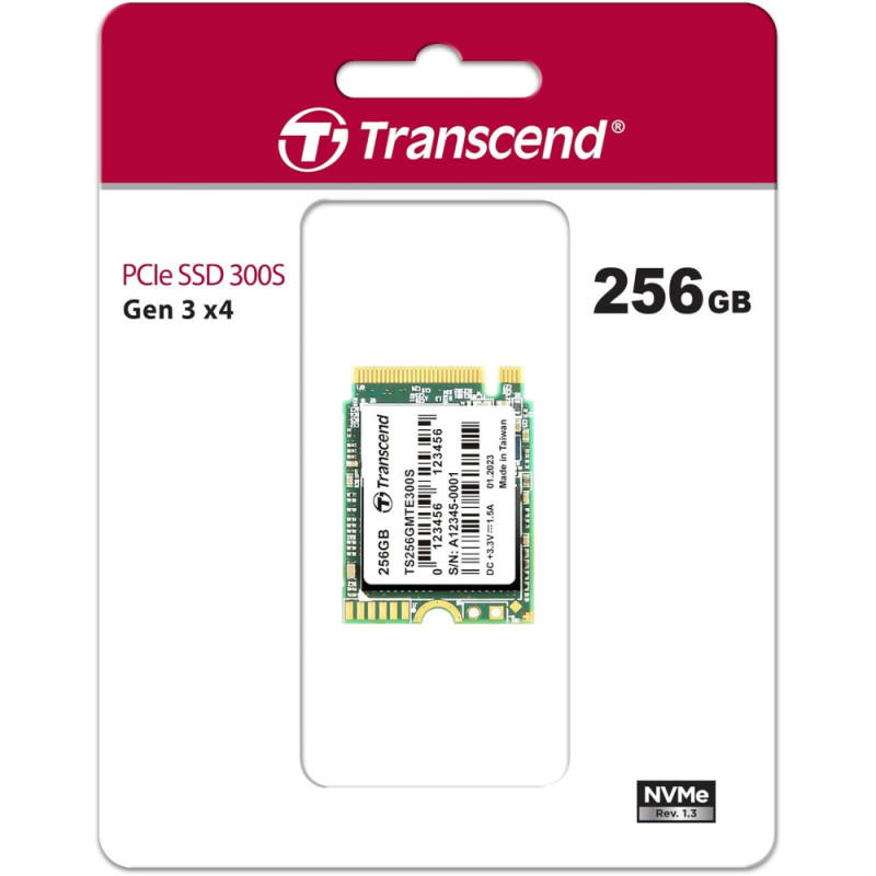 Transcend SSD M.2 256GB PCIe 3.0 MTE300S 2230 (TS256GMTE300S)
