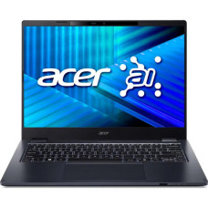 Acer Ноутбук TravelMate TMP414-55 14" WUXGA IPS, Intel U7-255U, 64GB, F1TB, UMA, Lin, синій (NX.BH2EU.008)