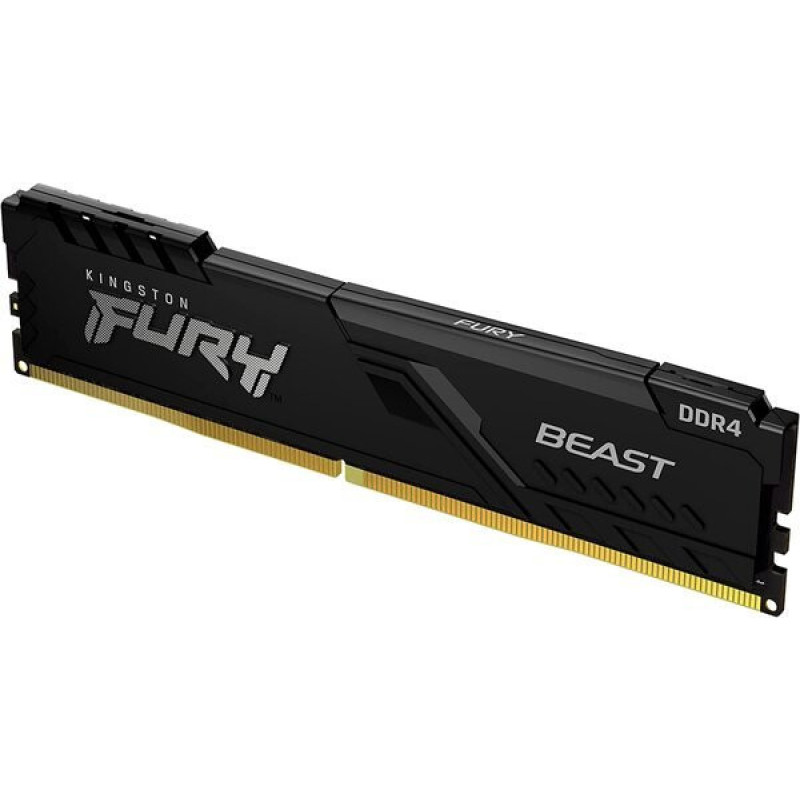 Kingston Память ПК DDR4 32GB KIT (16GBx2) 3733 FURY Beast Black (KF437C19BB1K2/32)