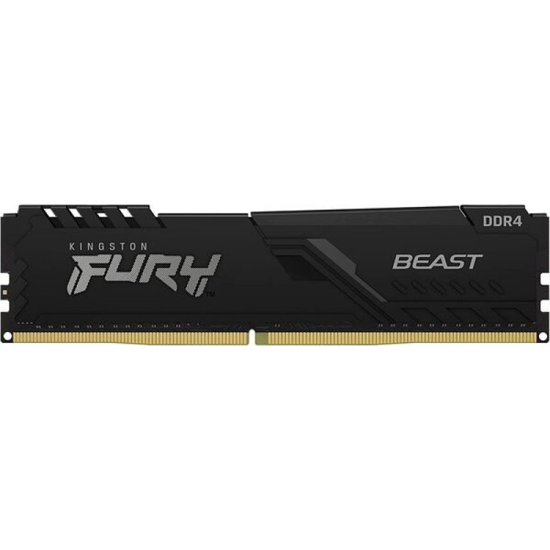 Kingston Память ПК DDR4 32GB KIT (16GBx2) 3733 FURY Beast Black (KF437C19BB1K2/32)