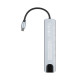 Концентратор 2E USB-C 8-in-1 1xUSB 2.0 + 1xUSB 3.0 + 2xUSB-C PD + HDMI + microSD/SD + 1xRJ45 0.13m gray (2E-W2681)