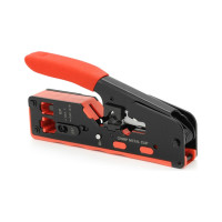 Инструмент Voltronic HT-718, для обжима RJ-45 (8P8C) и RJ-12 (6P6C), 6P/8P + обрезка (HT-718)