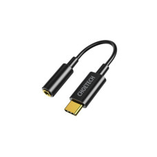 Переходник USB-C to 3.5mm F stereo-audio (CDLA) Choetech (AUX003-BK)