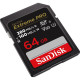 Карта памяти SanDisk 64GB SD class 10 UHS-I U3 V60 R280/W100MB/s Extreme PRO (SDSDXEP-064G-GN4IN)