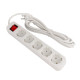 Сетевой фильтр питания ColorWay CW-PSEA53W, 5 розеток/ 3M white (CW-PSEA53W)